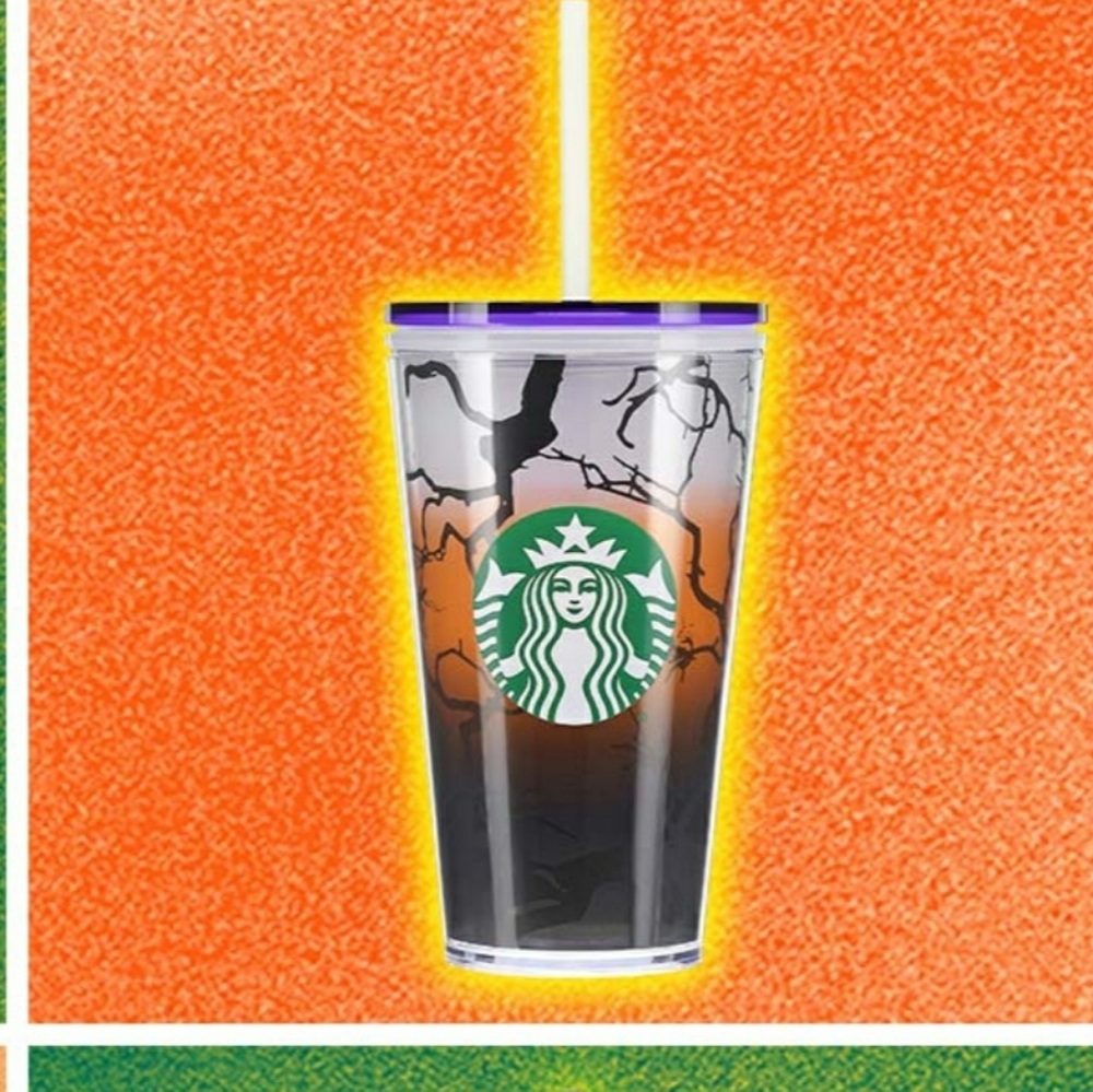 COPY - NWT Starbucks raven perch glow in the dark tumbler